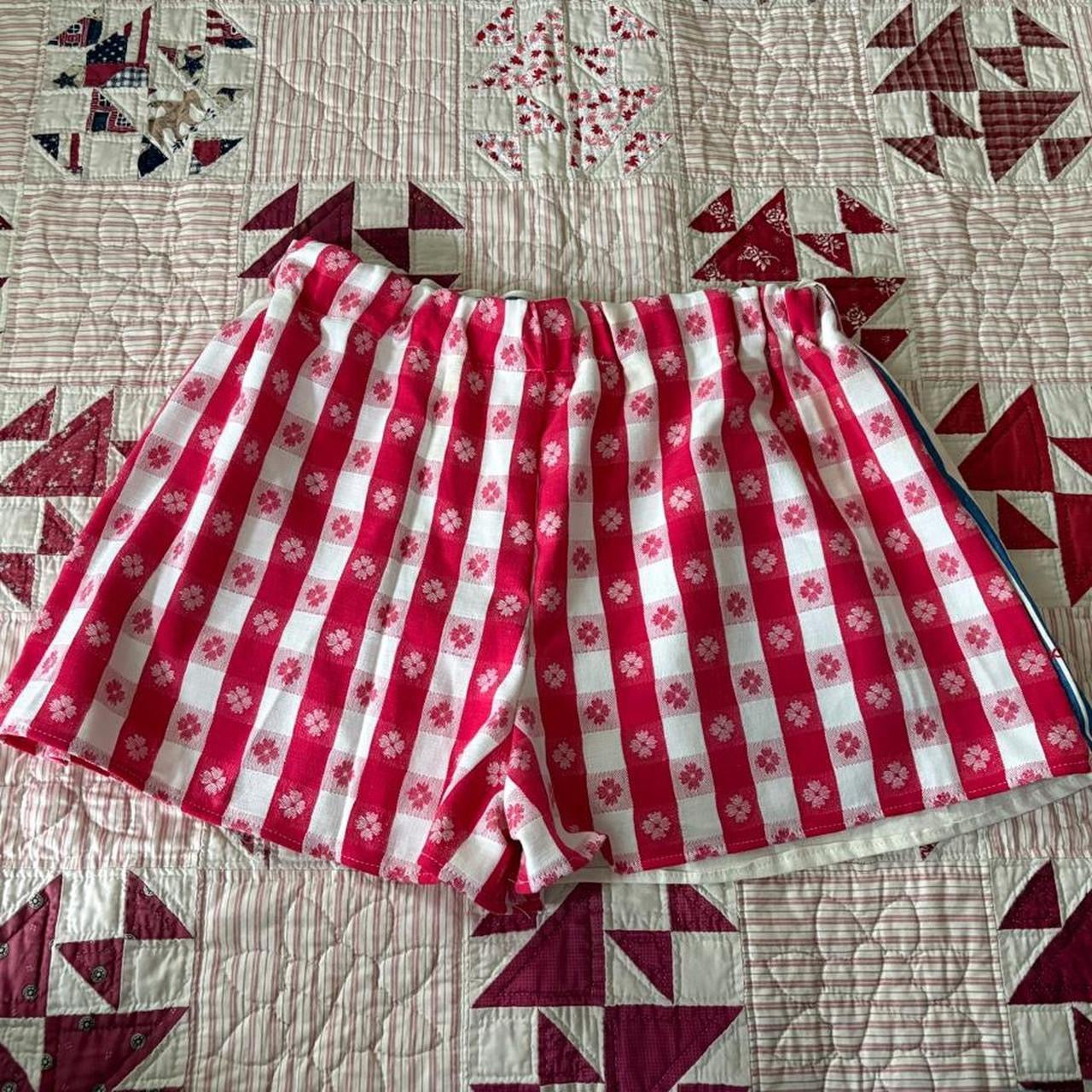 Gingham Fork And Spoon Shorts