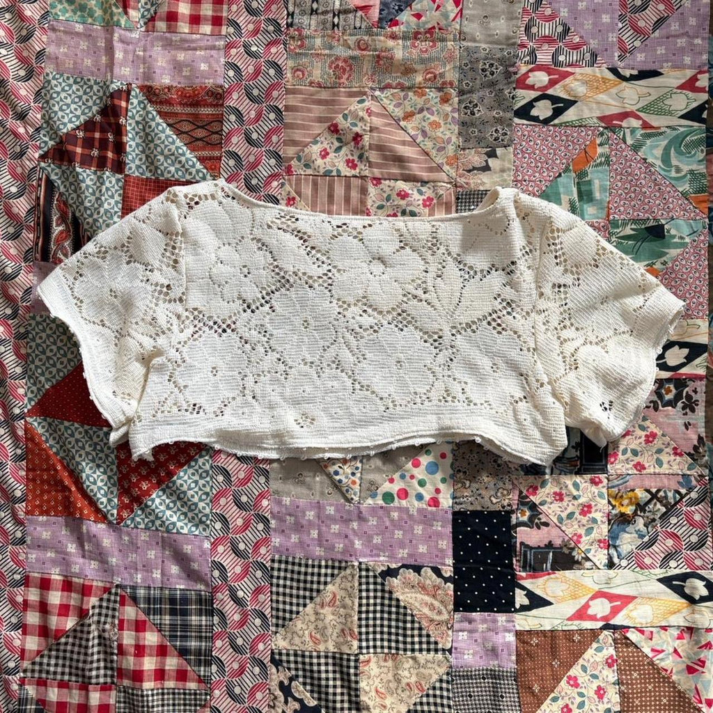 Lace Tablecloth Top