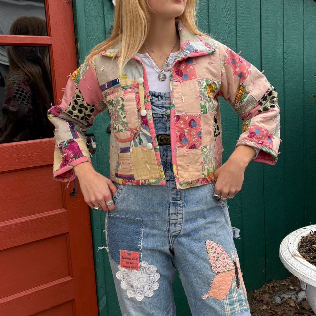 Cropped Quilt Jacket