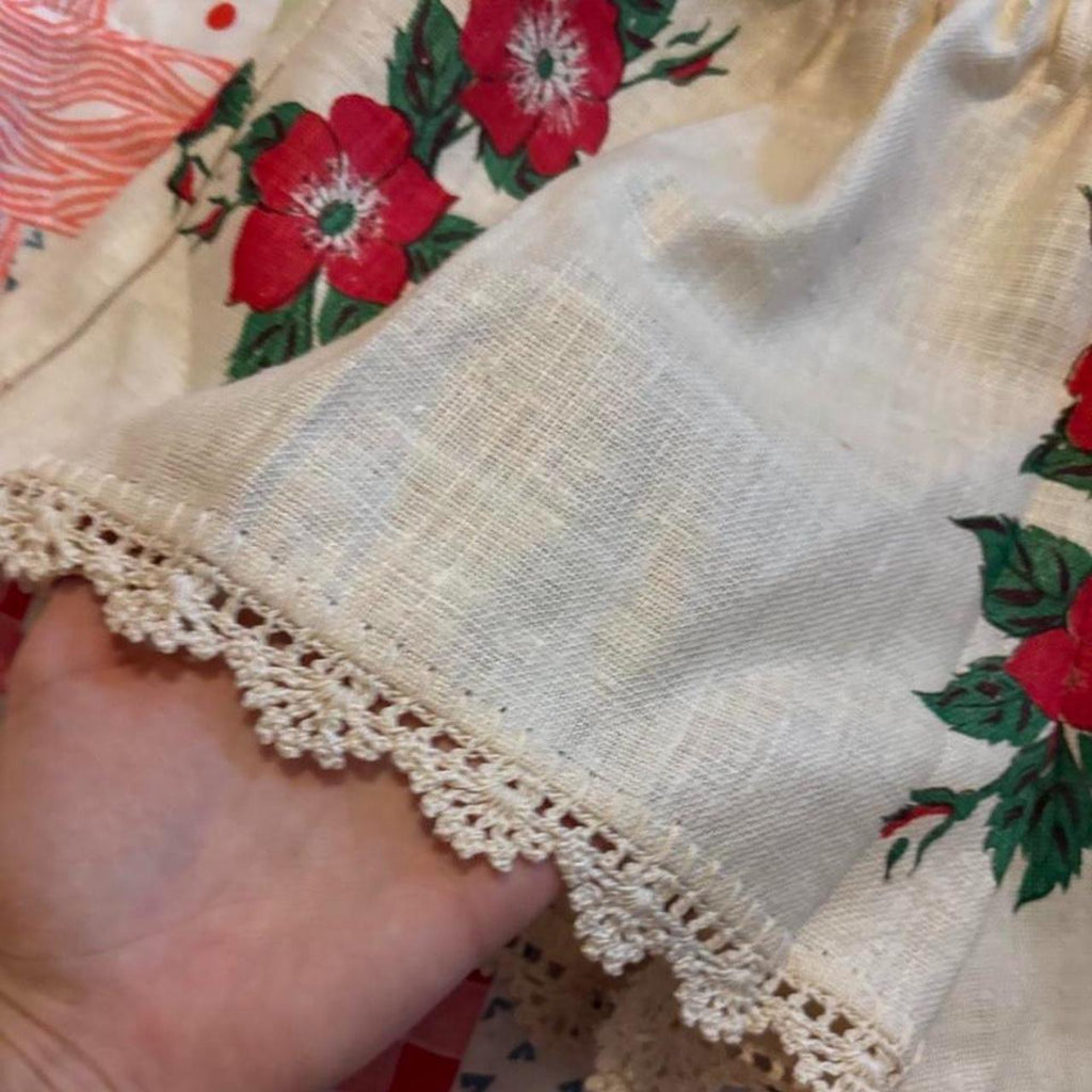 Poppy Print Shorts