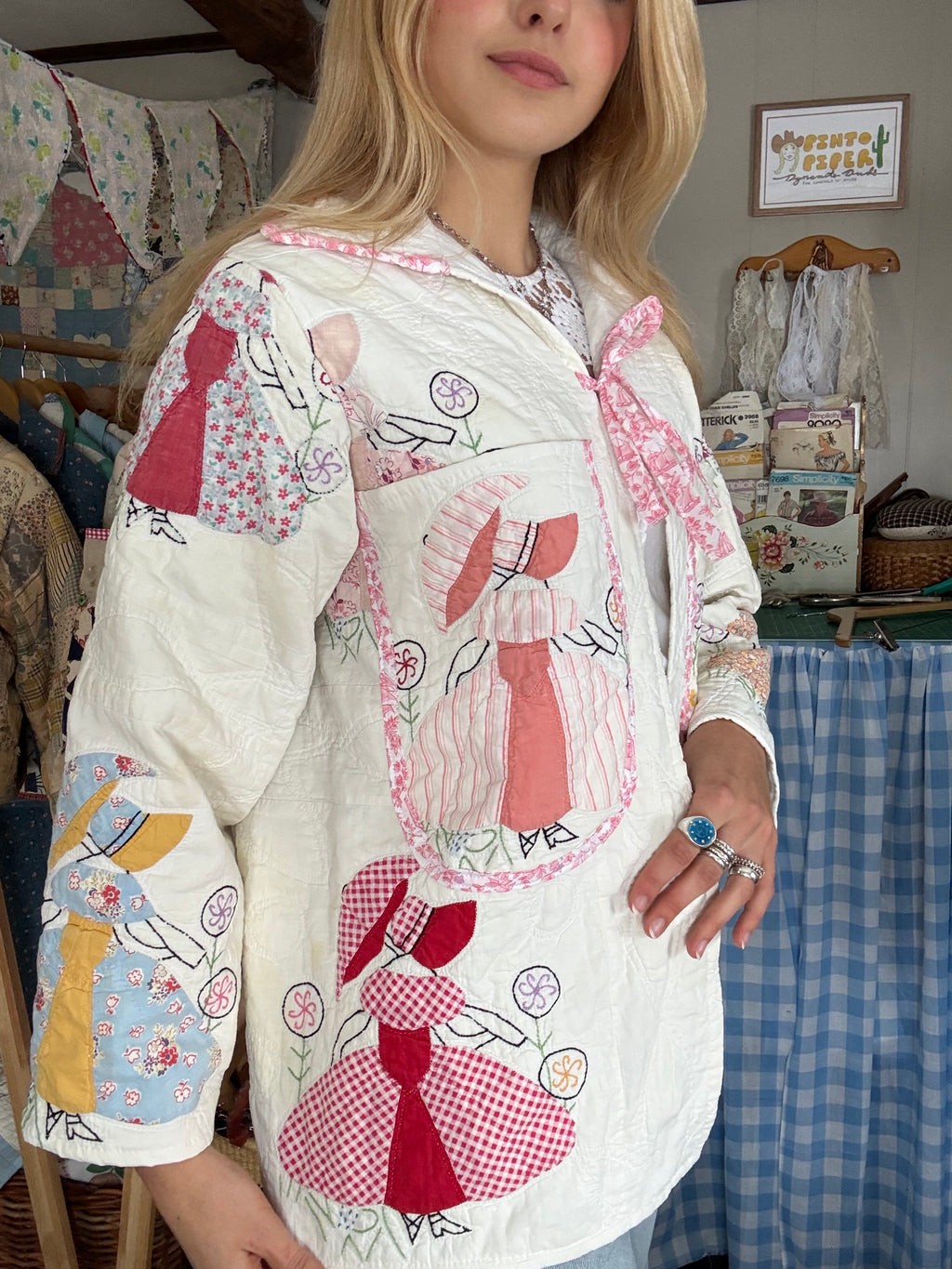 Sunbonnet Sue Quilt Jacket