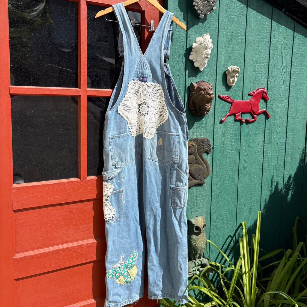 Patchwork Overalls