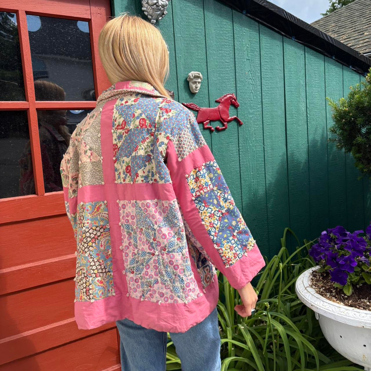 Pink Quilt Coat