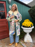 Fur Collar Crazy Quilt Coat