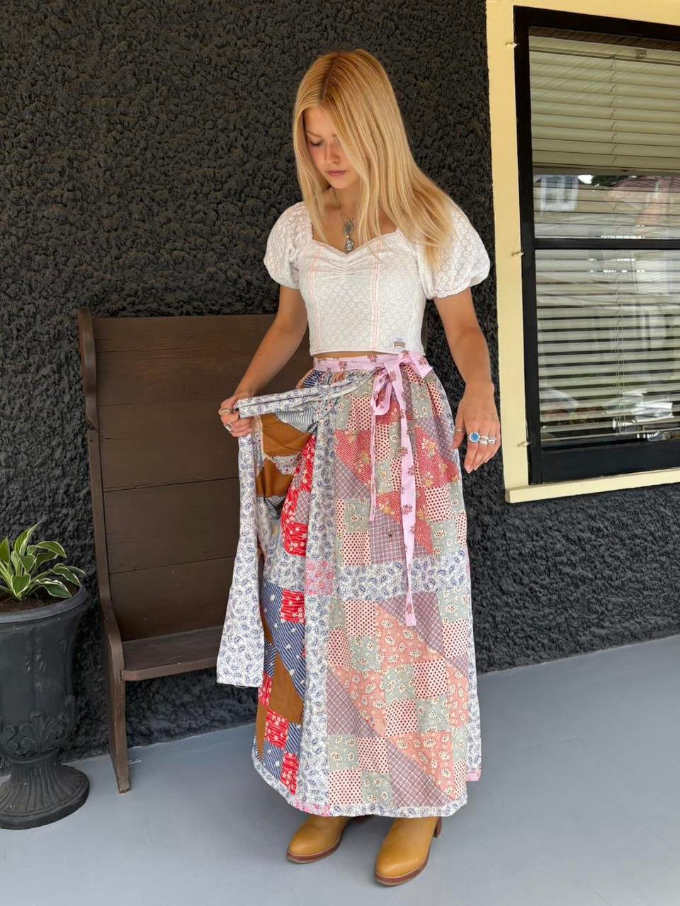 Quilt Wrap Skirt