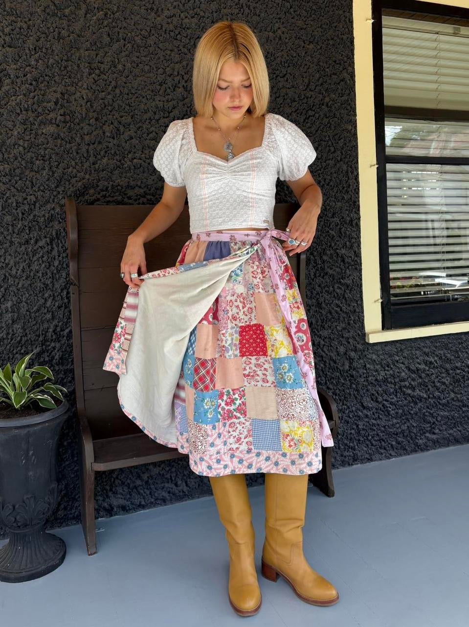 Quilt Wrap Skirt
