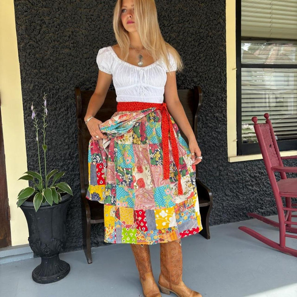 Quilt Wrap Skirt