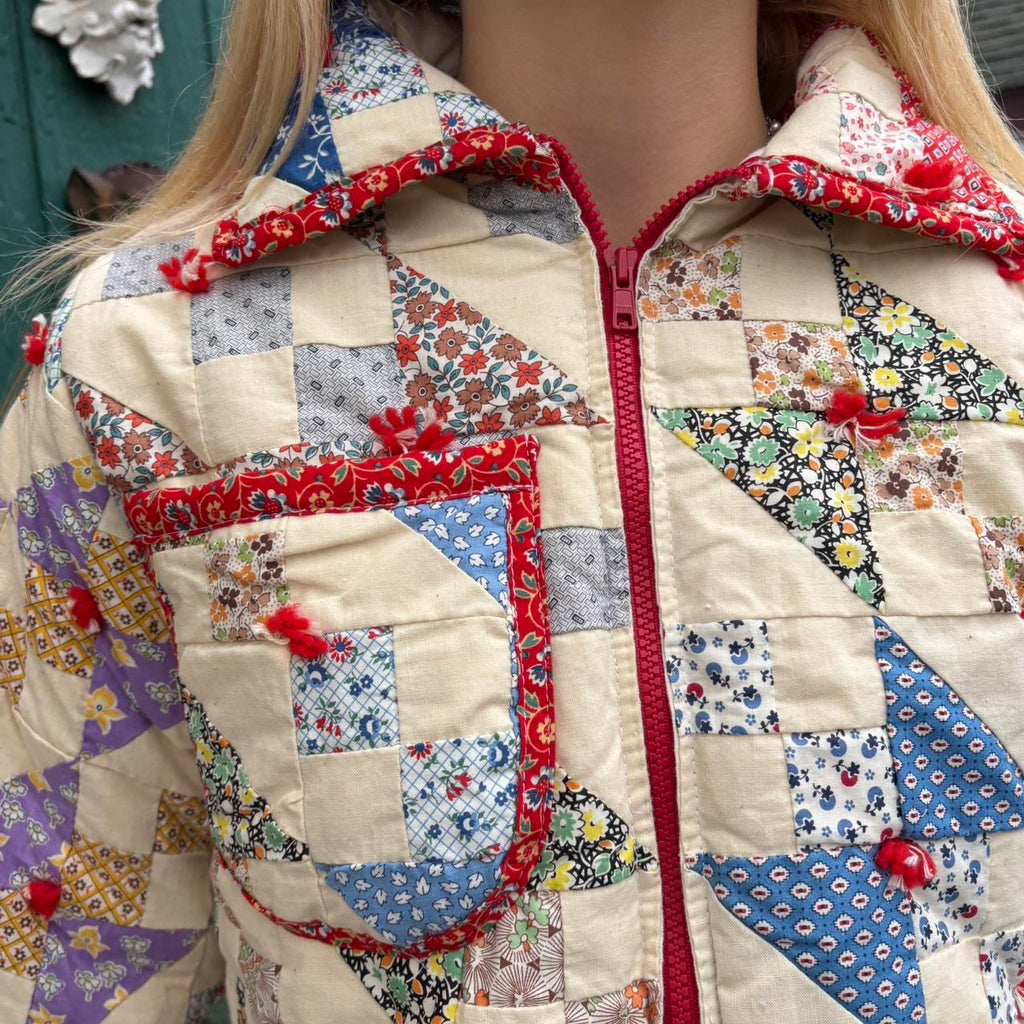 Cropped Quilt Jacket