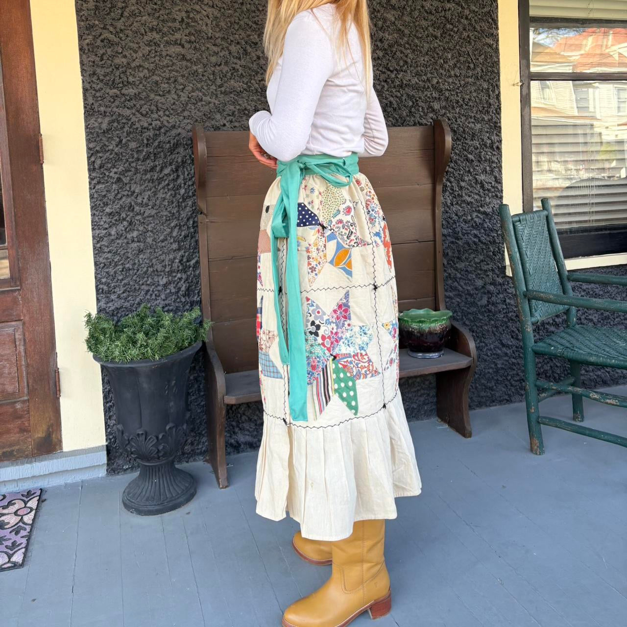 Star Quilt Wrap Skirt