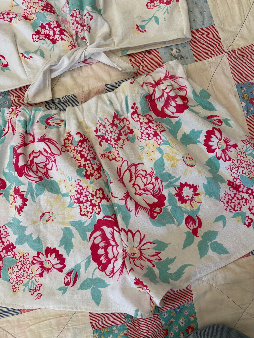 Floral Wrap Top Play Set