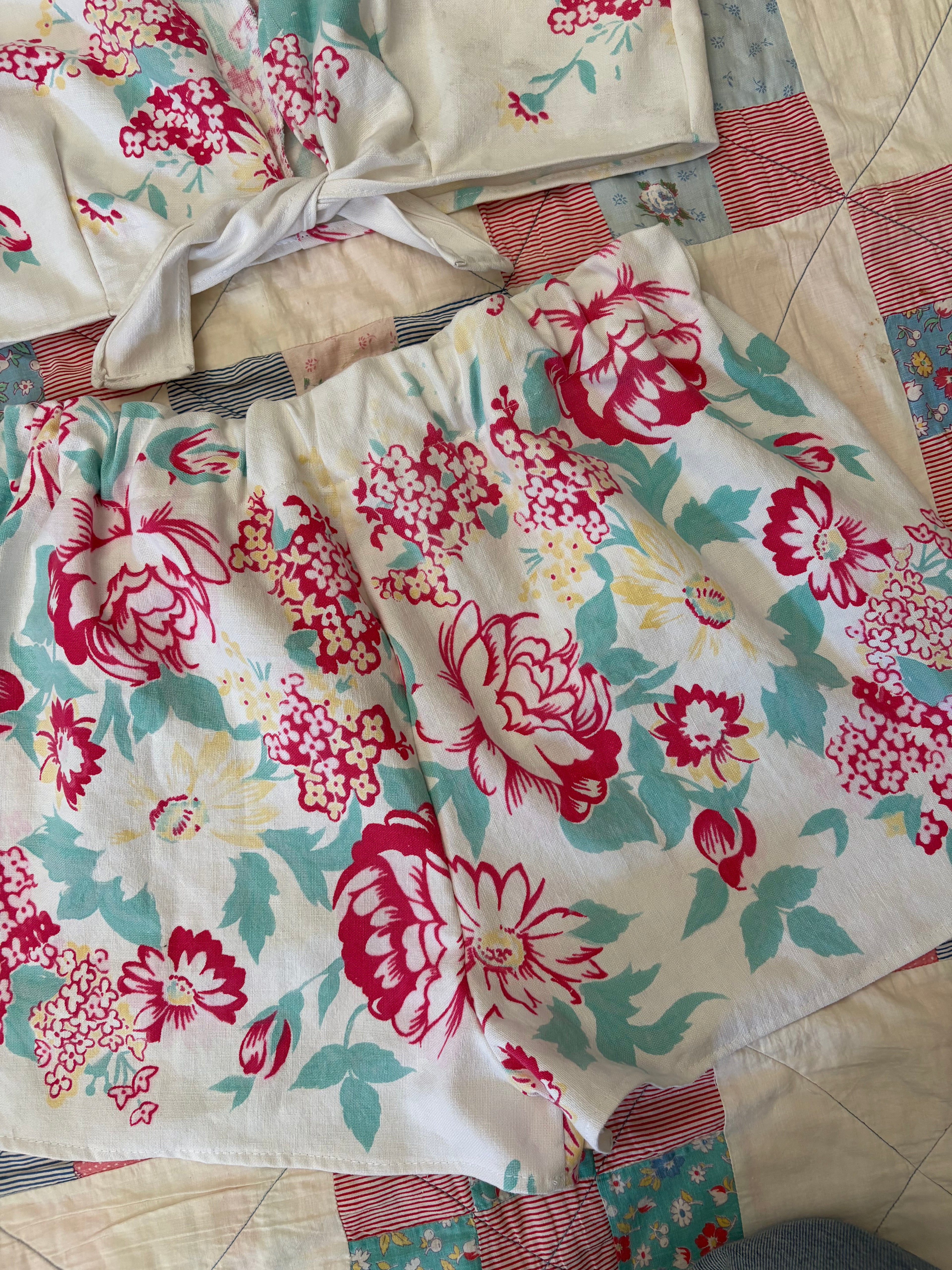 Floral Wrap Top Play Set