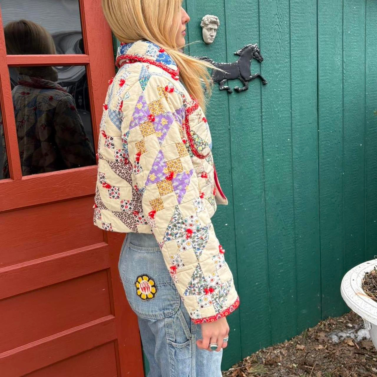 Cropped Quilt Jacket