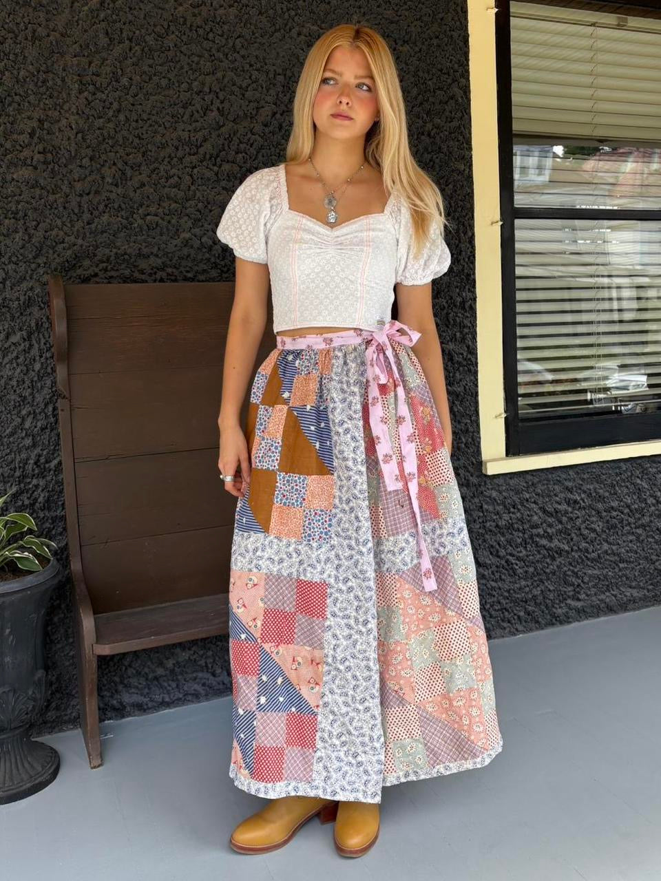 Quilt Wrap Skirt