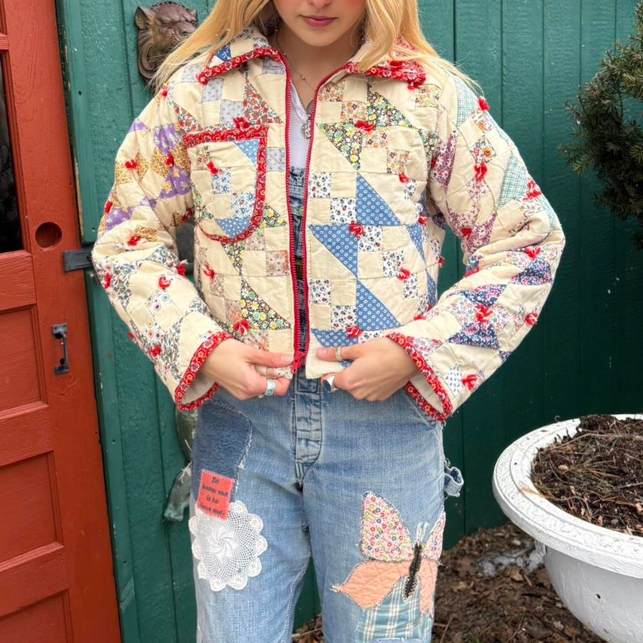 Cropped Quilt Jacket
