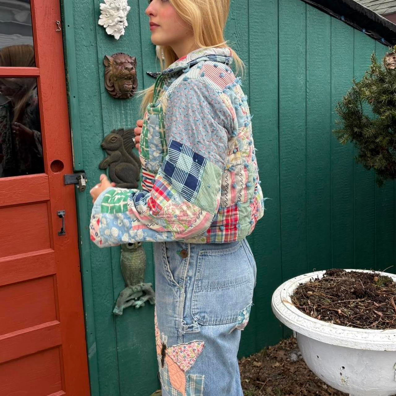 Cropped Quilt Jacket