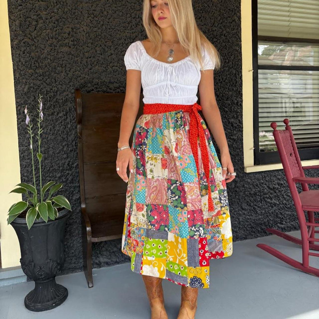 Quilt Wrap Skirt