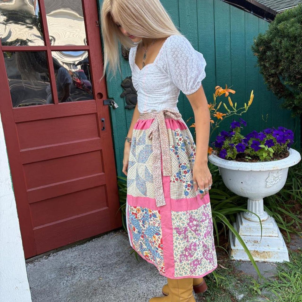 Rabbit Quilt Wrap Skirt