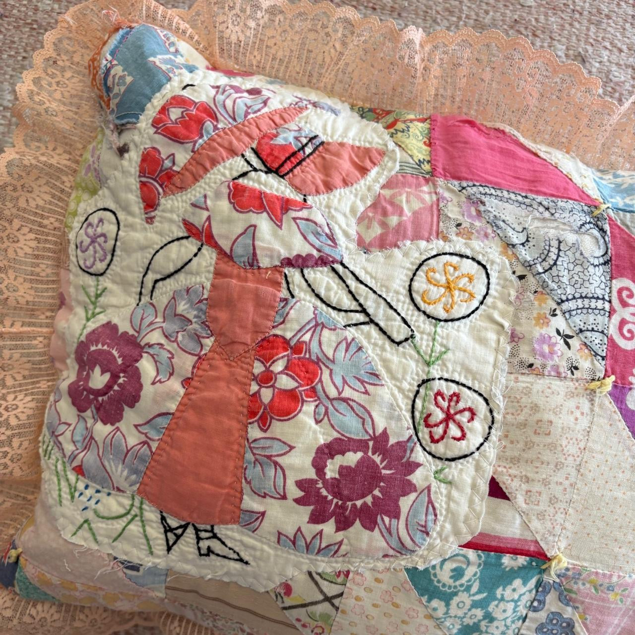 Quilt Scrap Pillow