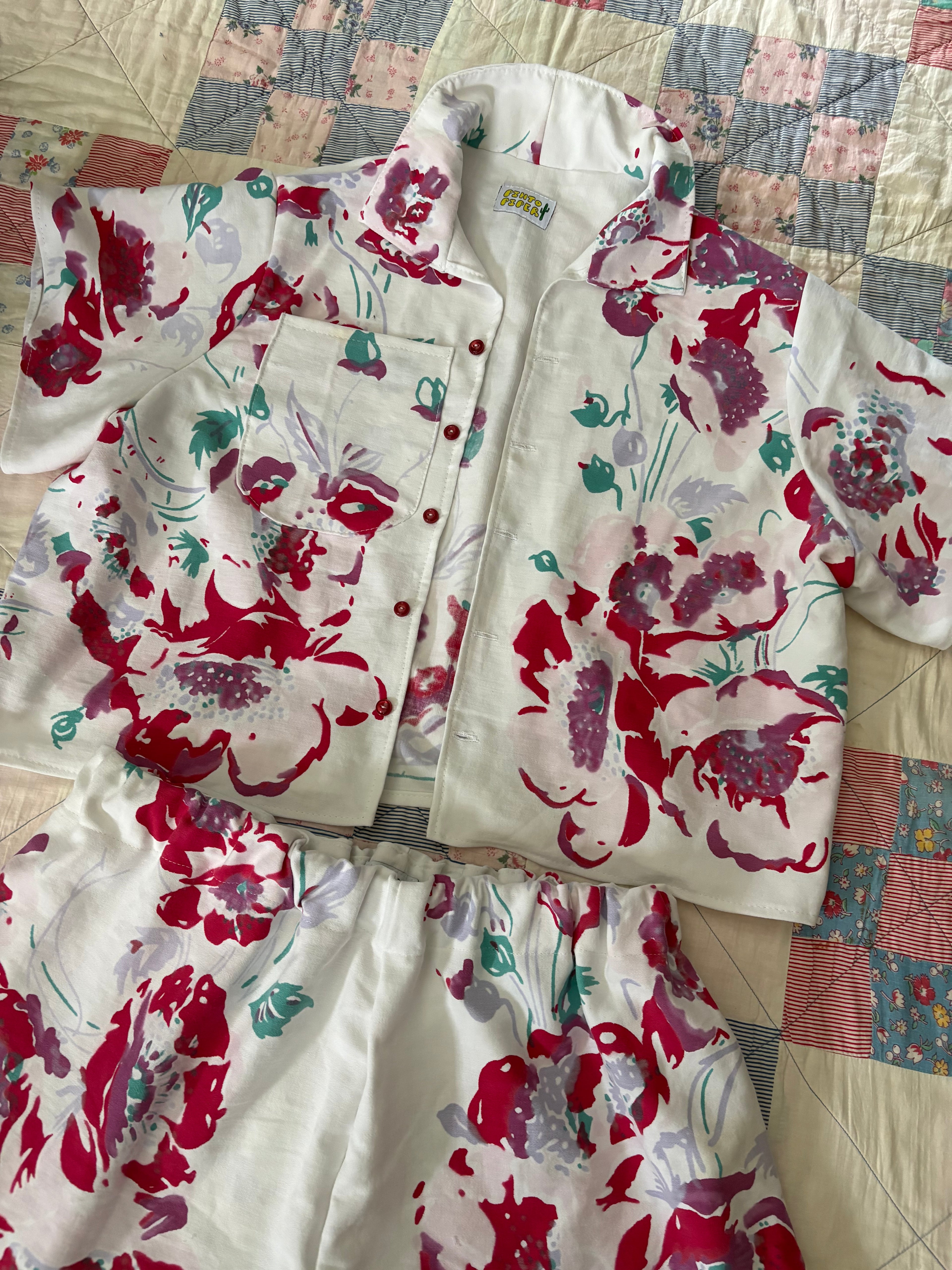 Floral Camp Shirt Play Set