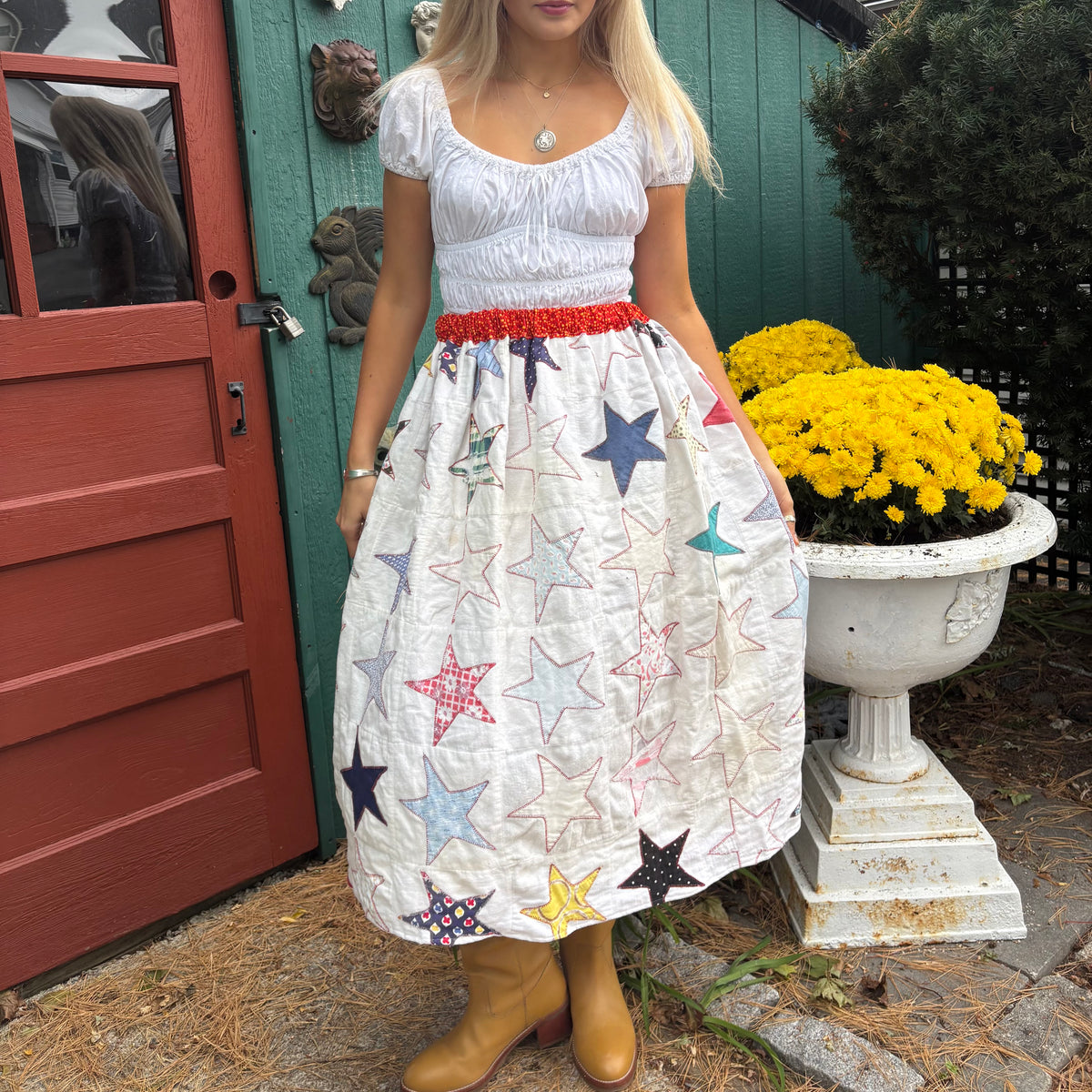 Star Quilt Skirt
