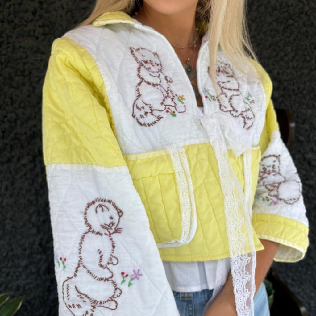 Kitty Quilt Jacket