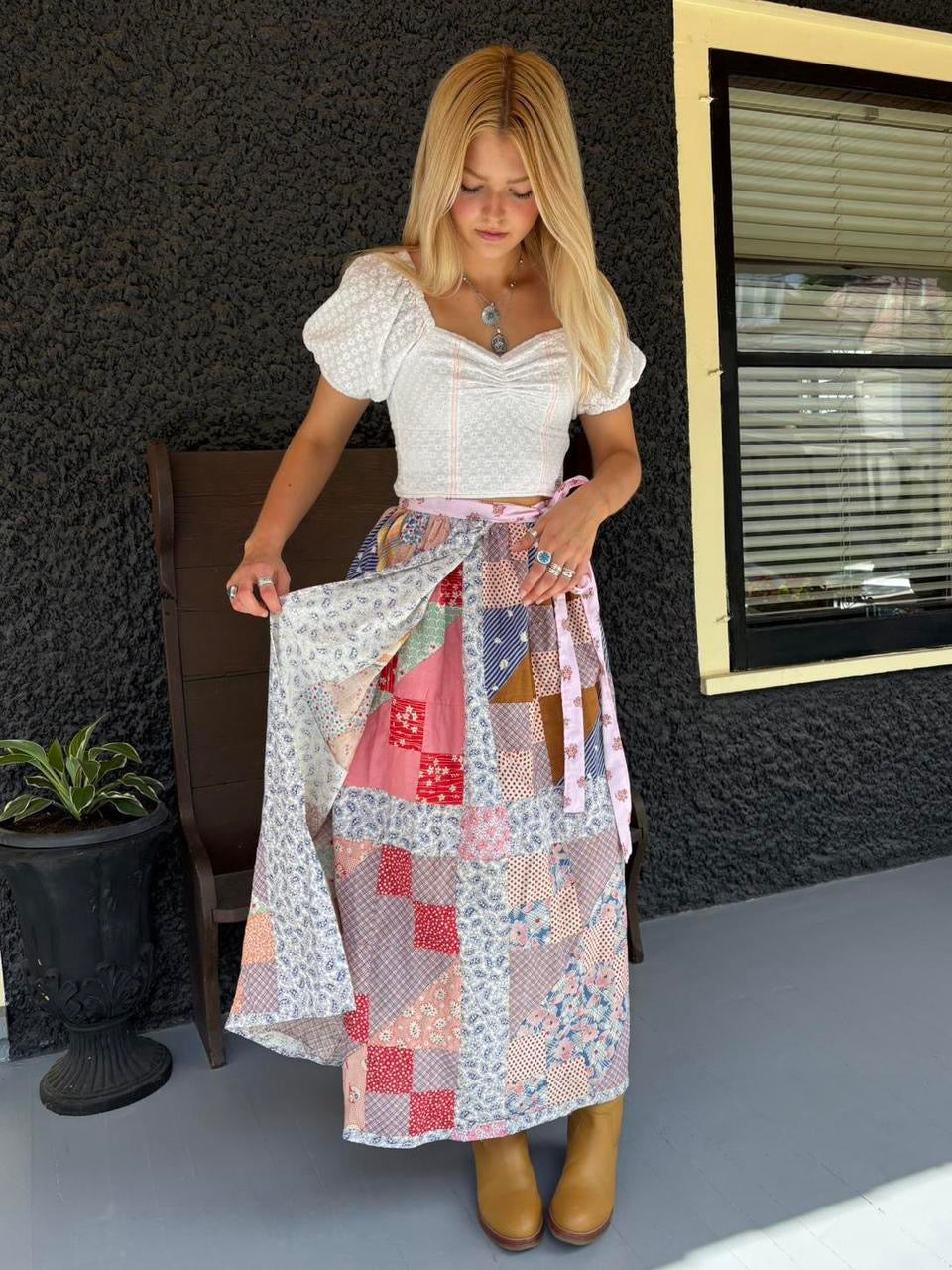 Quilt Wrap Skirt