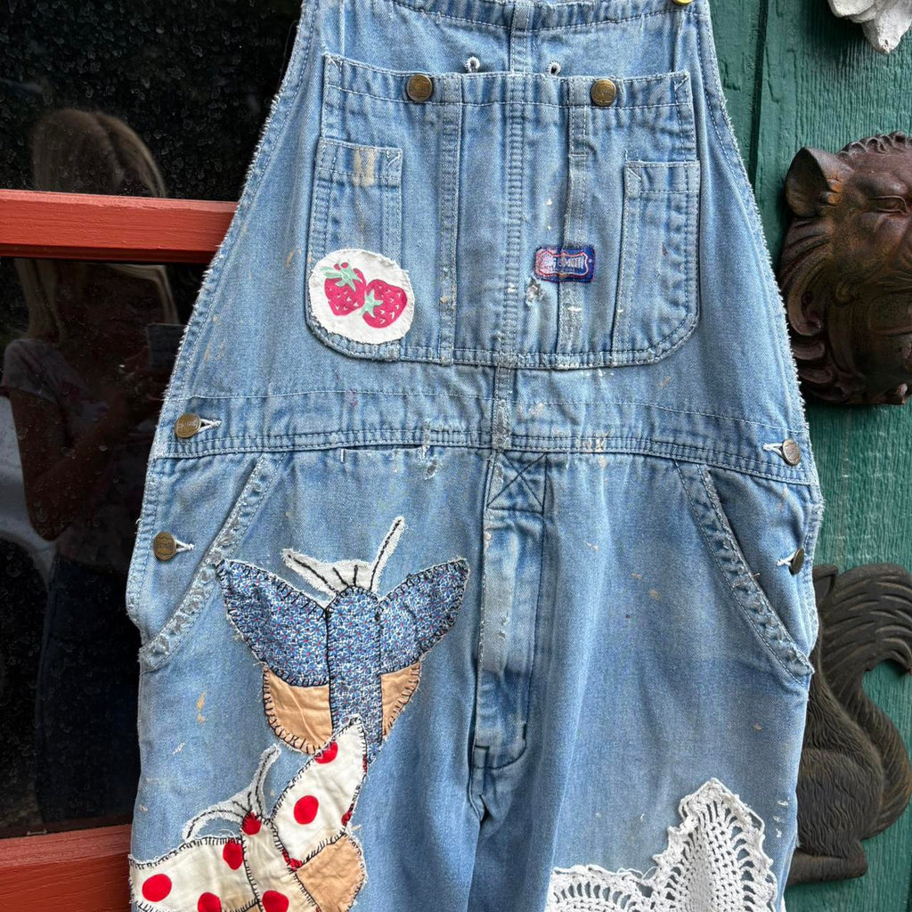 Patchwork Overalls