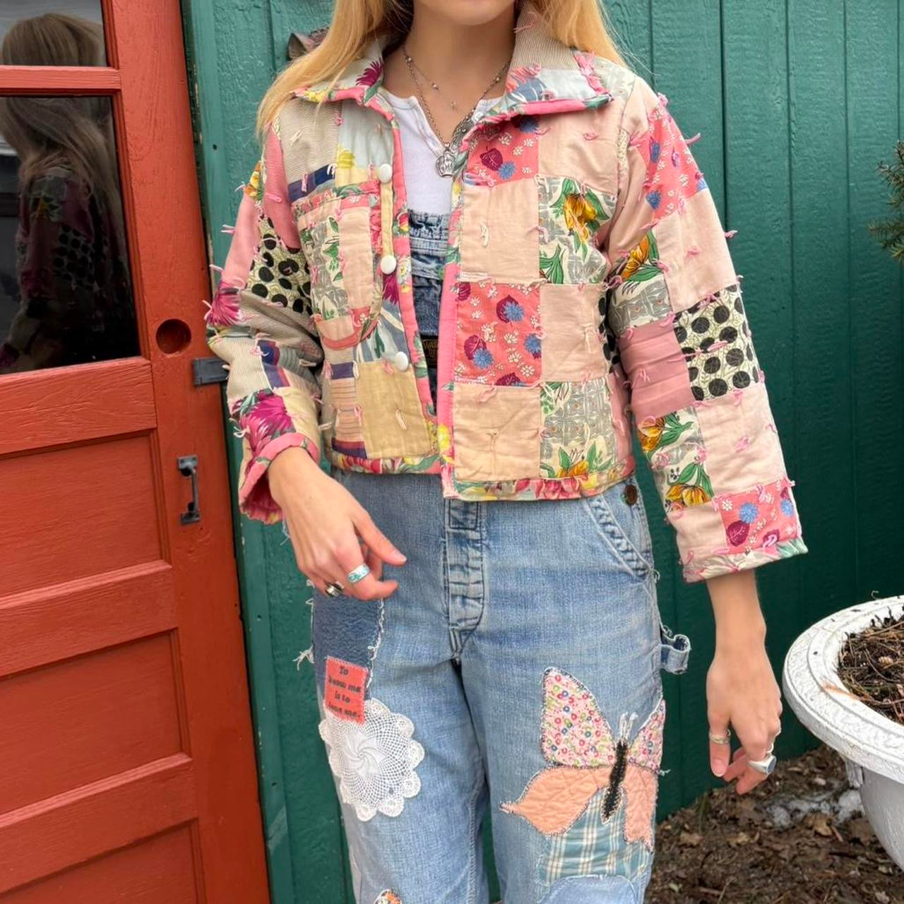 Cropped Quilt Jacket