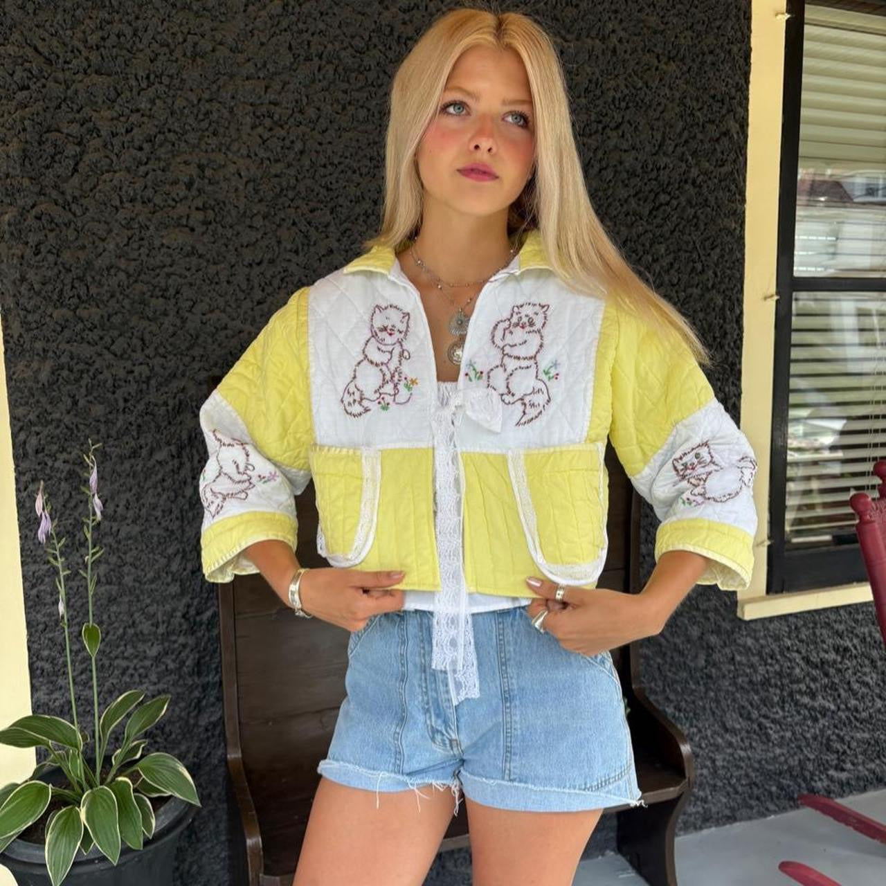 Kitty Quilt Jacket