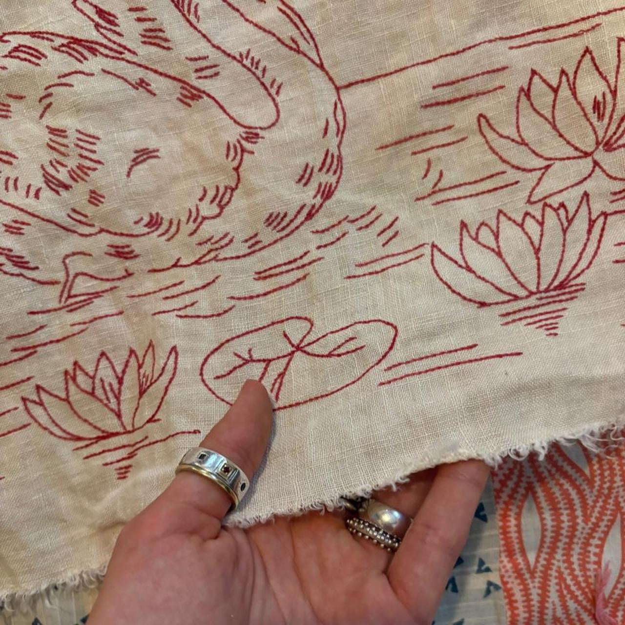 Redwork Swan Camisole