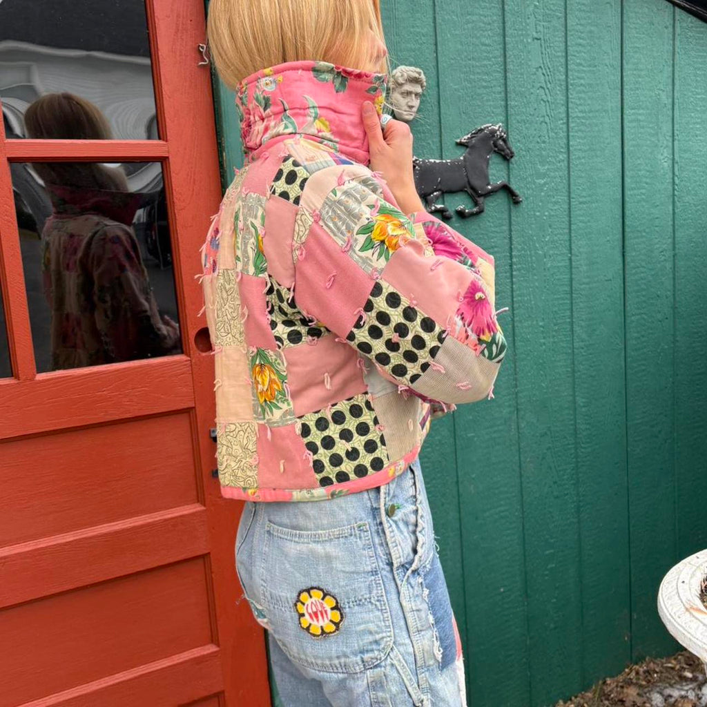 Cropped Quilt Jacket