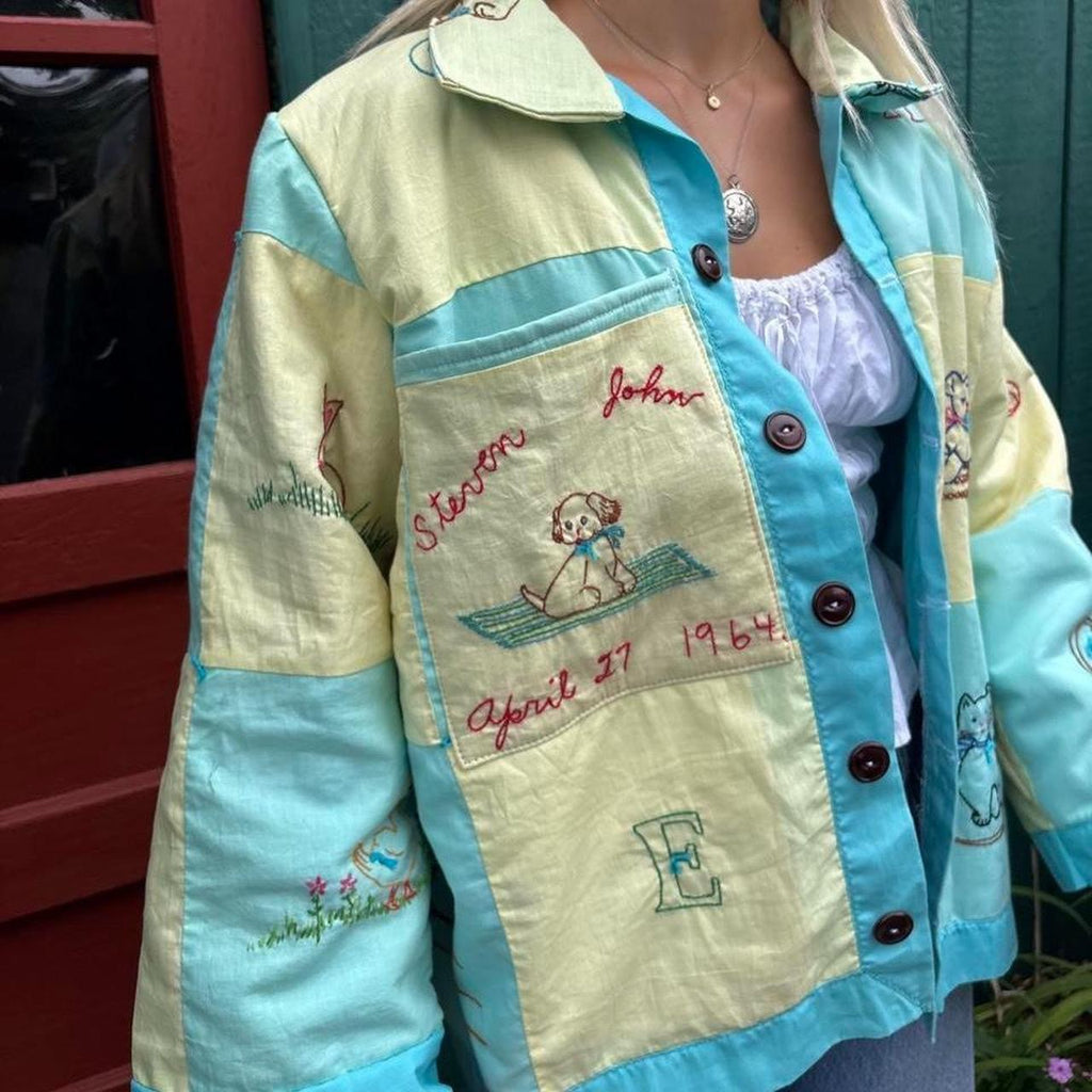 Embroidered Quilt Jacket