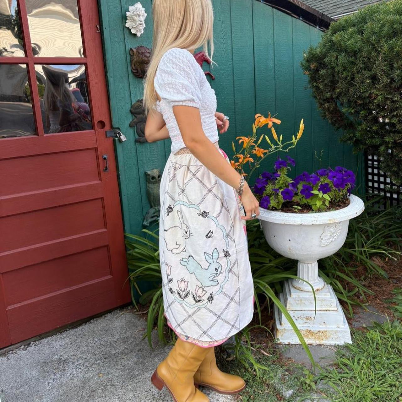 Rabbit Quilt Wrap Skirt