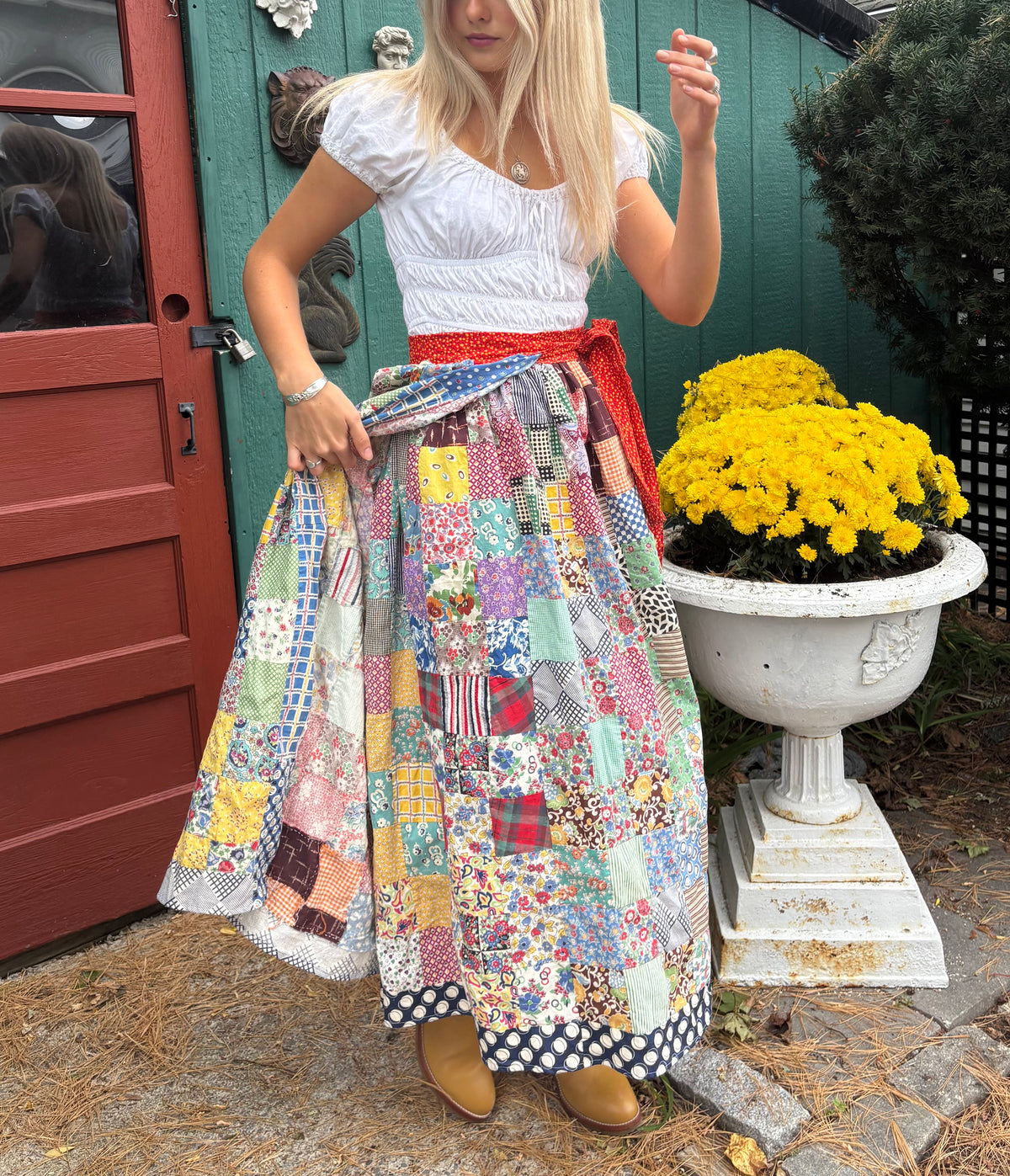 Quilt Wrap Skirt