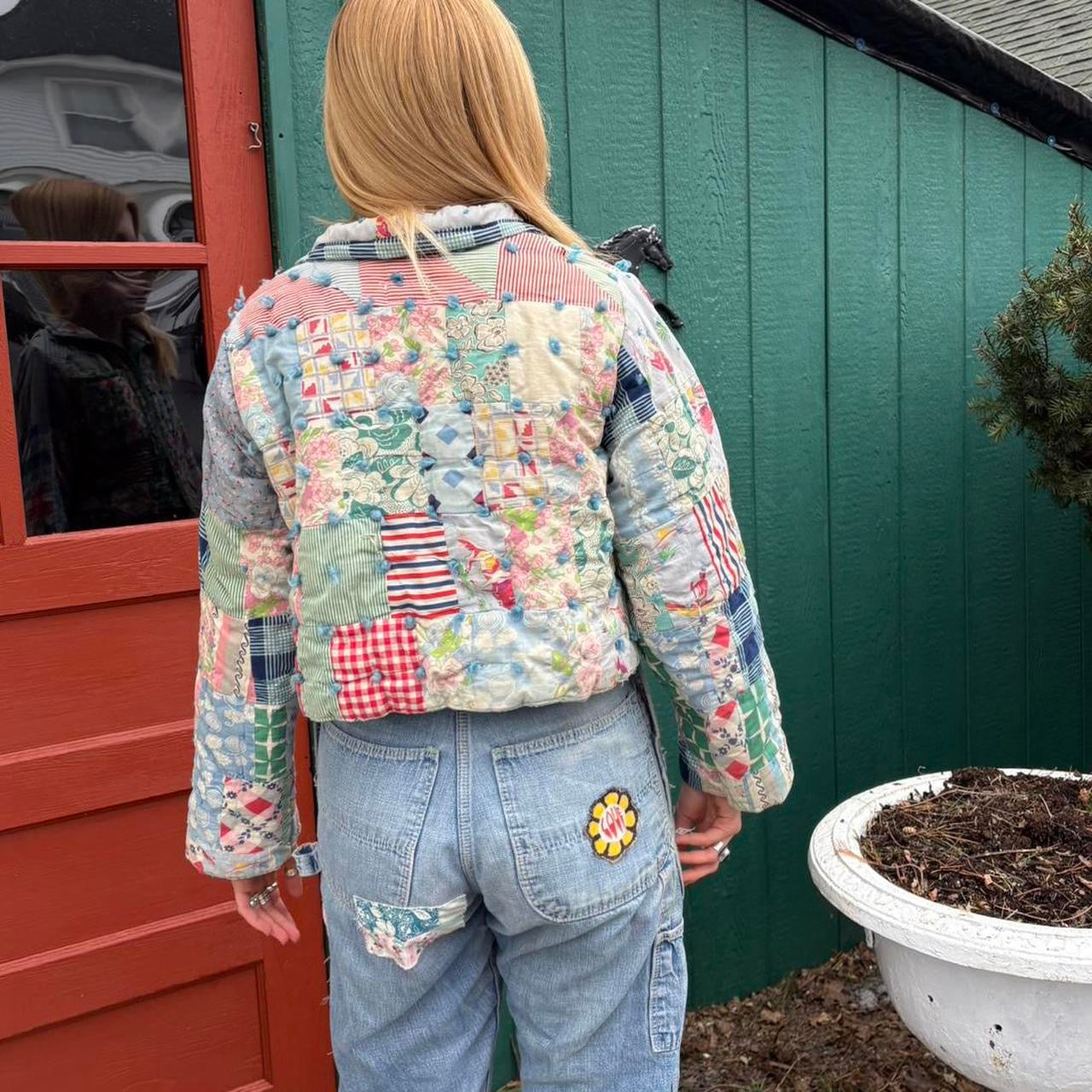 Cropped Quilt Jacket