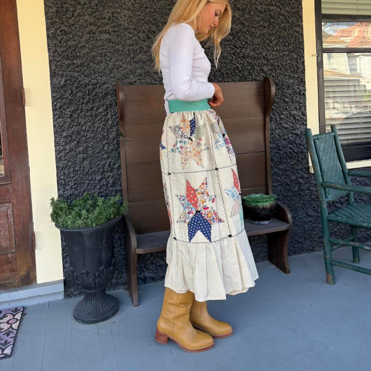 Star Quilt Wrap Skirt