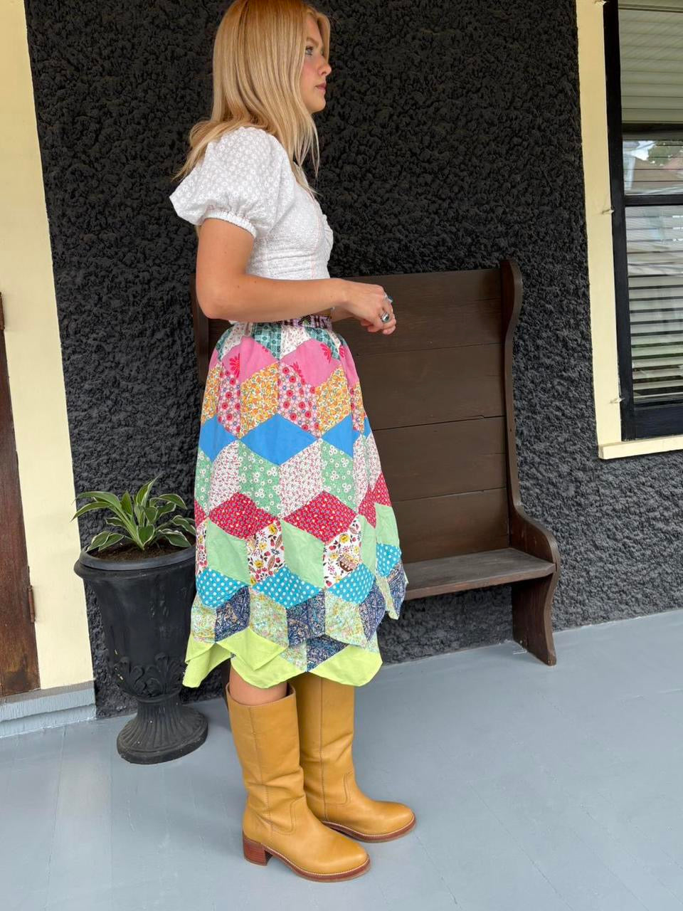 Quilt Wrap Skirt