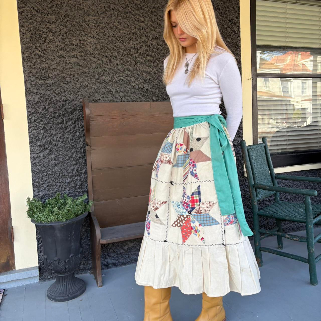 Star Quilt Wrap Skirt