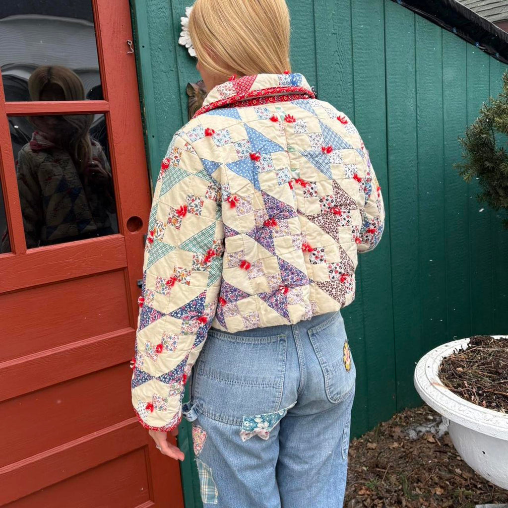 Cropped Quilt Jacket
