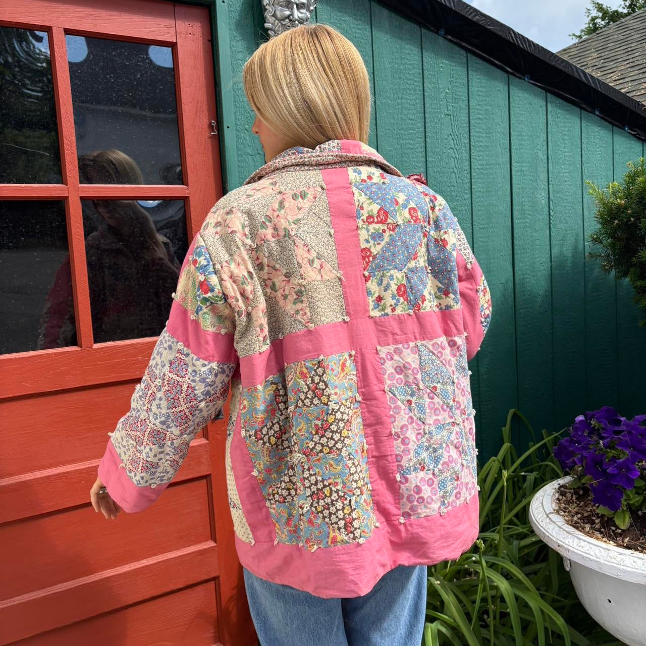 Pink Quilt Coat