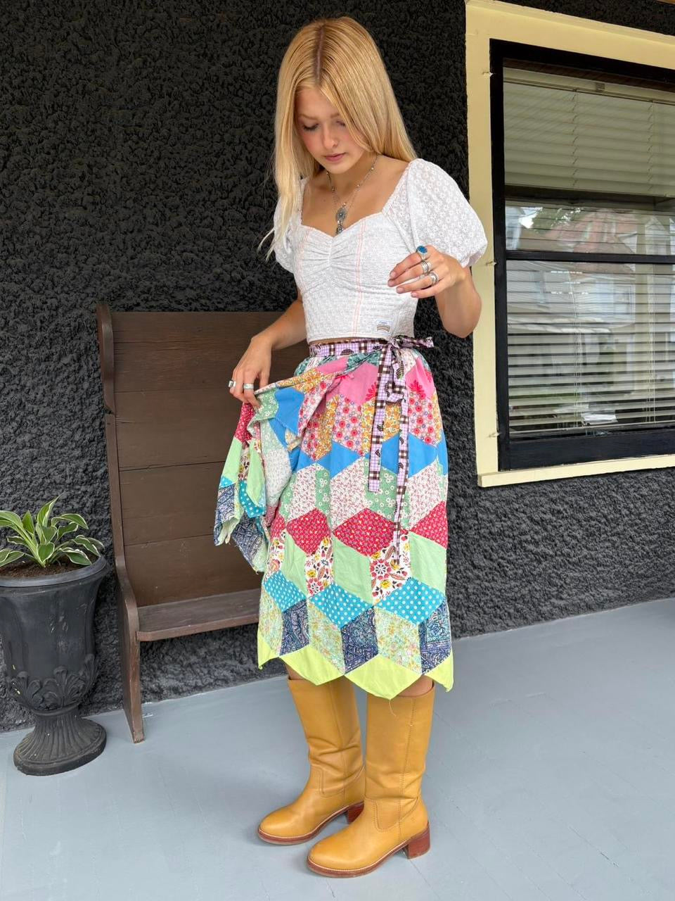 Quilt Wrap Skirt