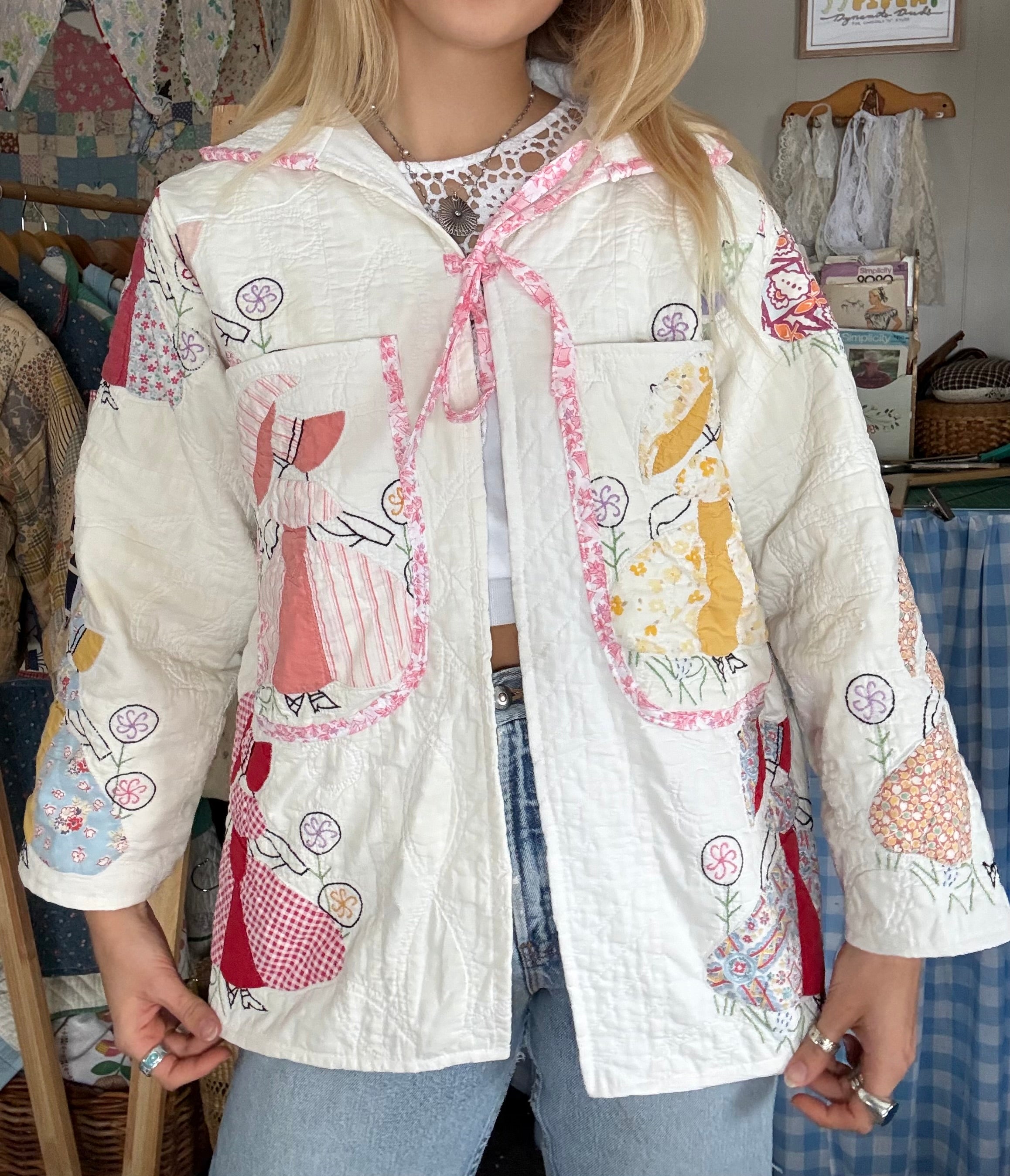 Sunbonnet Sue Quilt Jacket