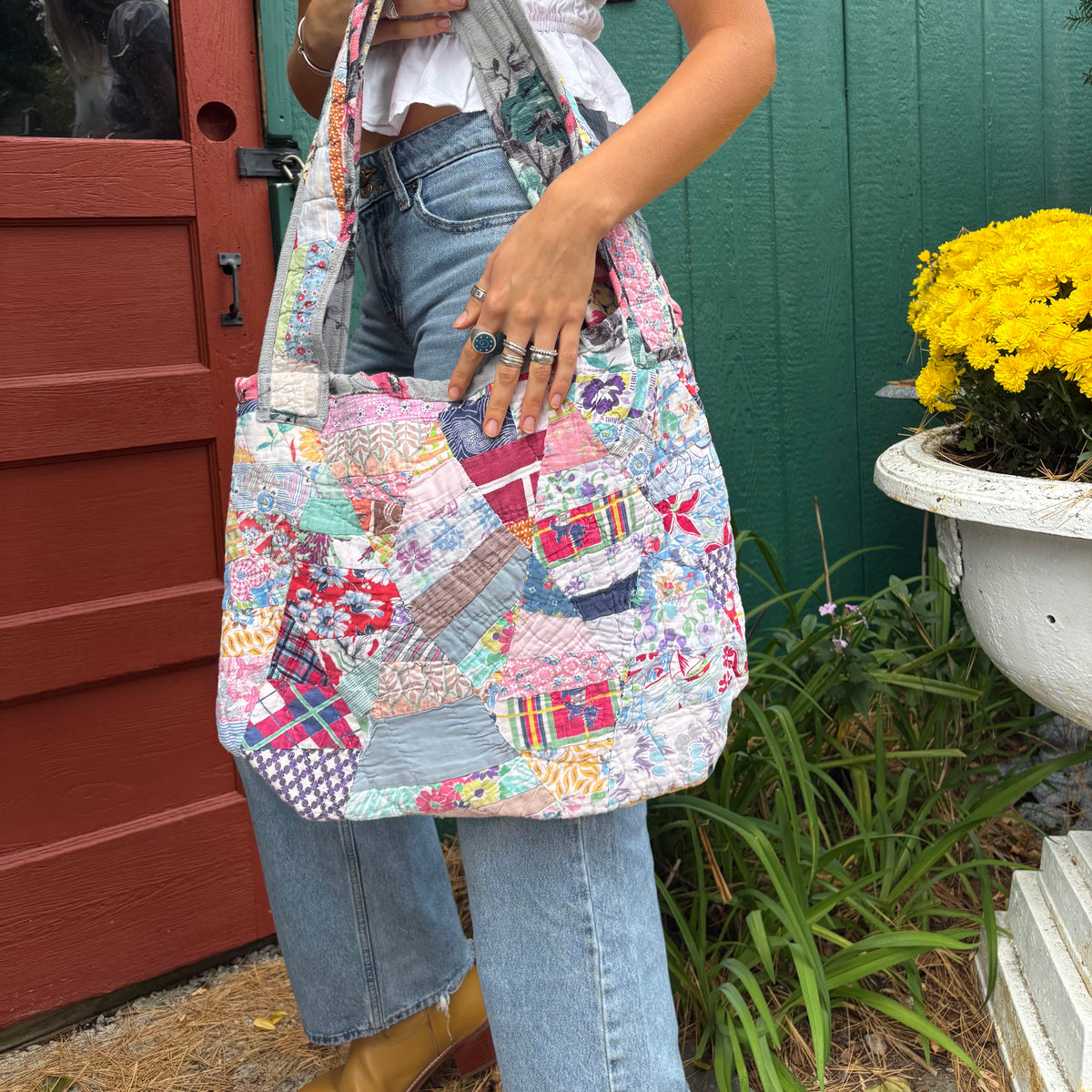 Crazy Quilt Tote