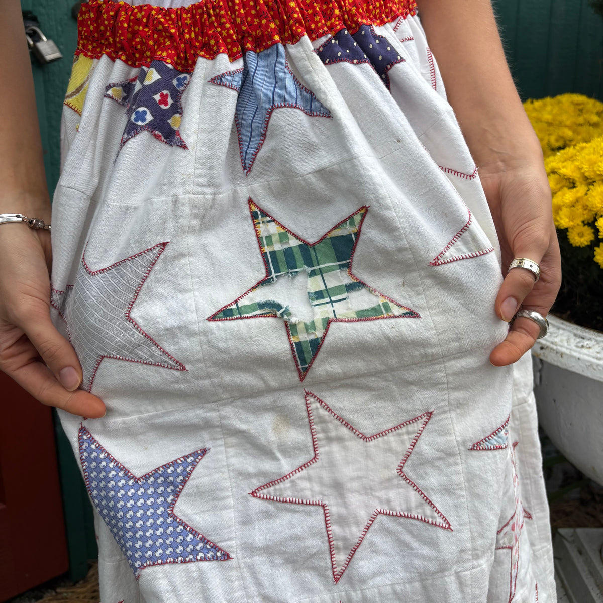 Star Quilt Skirt