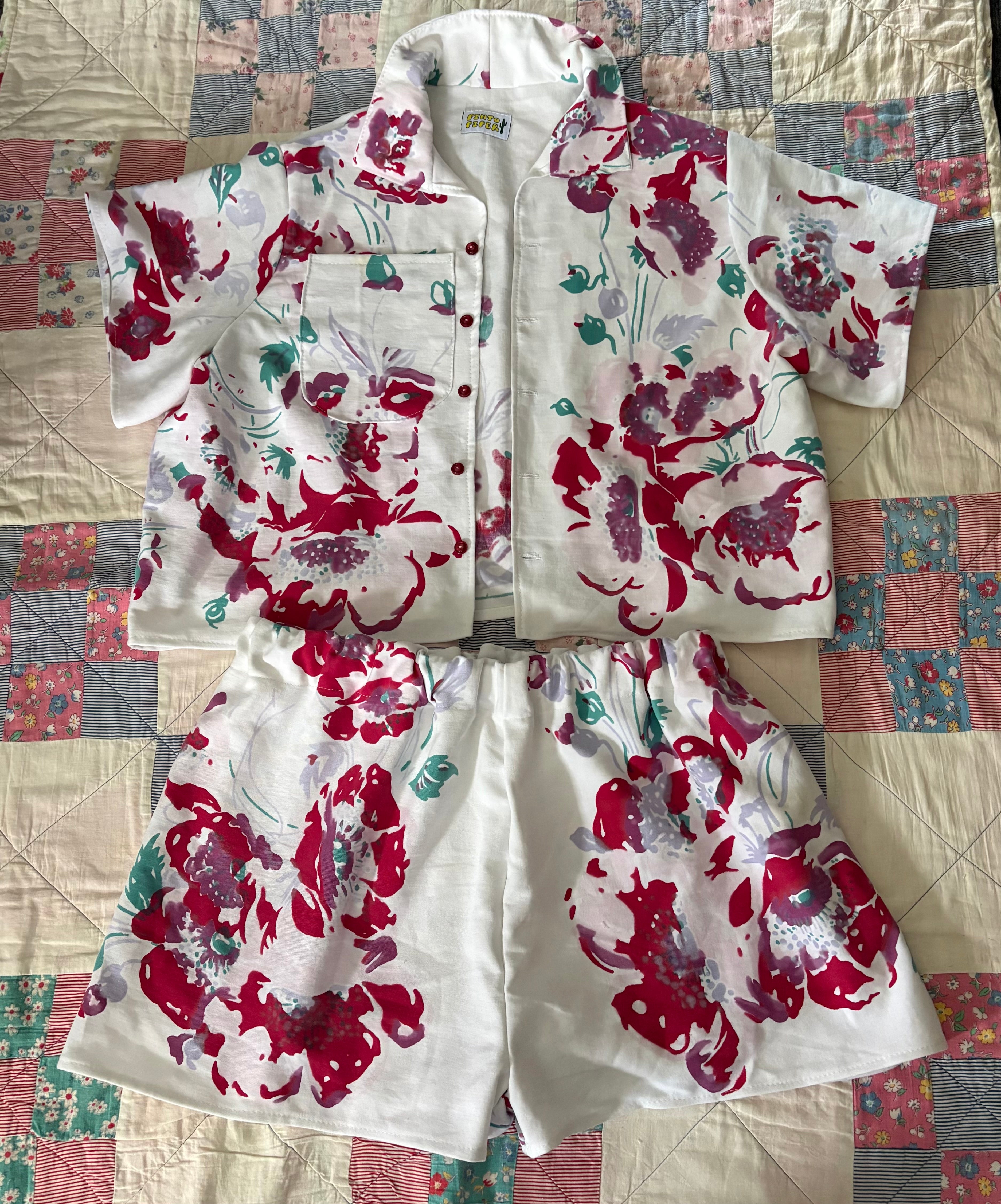 Floral Camp Shirt Play Set