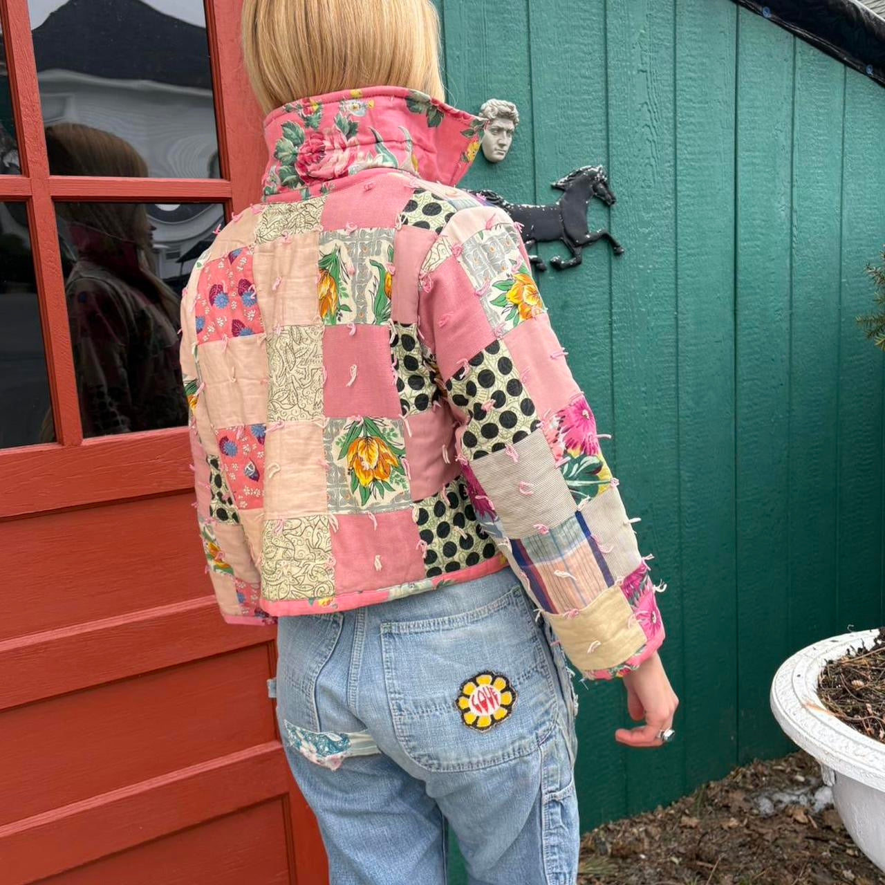 Cropped Quilt Jacket