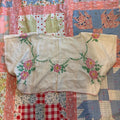 Flower Embroidered Dolman Top