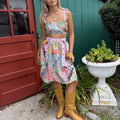 Patchwork Quilt Skirt Set