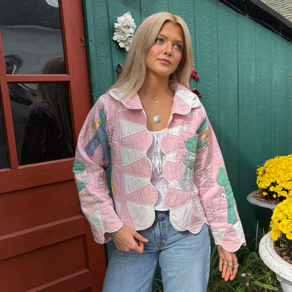 Pink Cowboy Quilt Jacket