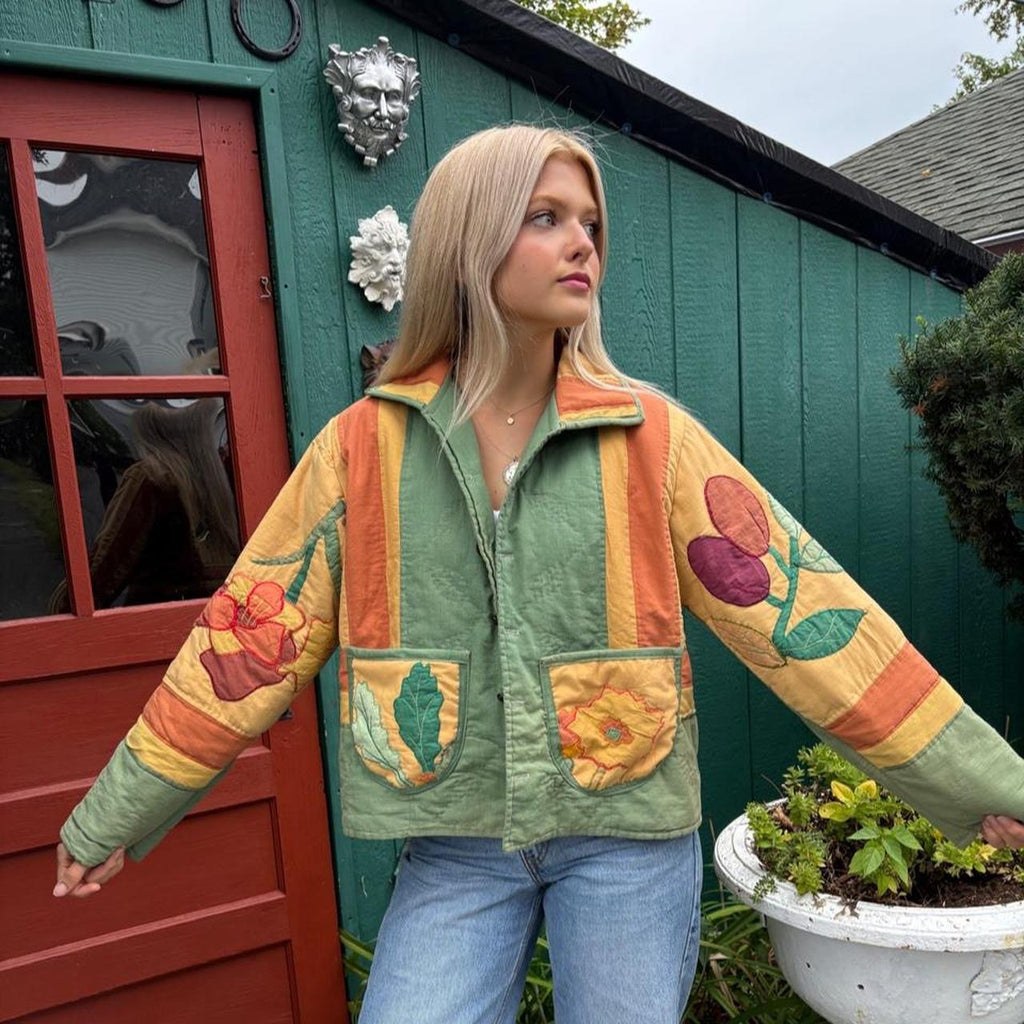 Harvest Appliqué Quilt Jacket